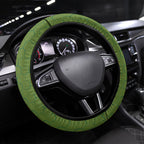 Australia Soccer Kangaroo Steering Wheel Cover Australia Flag Athletic Mascot Boxing Kangaroo