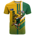Personalized Australia Soccer Kangaroo T Shirt Australia Flag Athletic Mascot Boxing Kangaroo