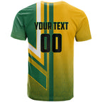 Personalized Australia Soccer Kangaroo T Shirt Australia Flag Athletic Mascot Boxing Kangaroo