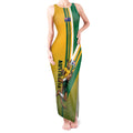 Personalized Australia Soccer Kangaroo Tank Maxi Dress Australia Flag Athletic Mascot Boxing Kangaroo