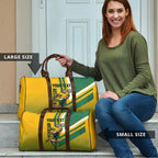 Personalized Australia Soccer Kangaroo Travel Bag Australia Flag Athletic Mascot Boxing Kangaroo
