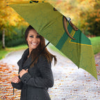 Personalized Australia Soccer Kangaroo Umbrella Australia Flag Athletic Mascot Boxing Kangaroo