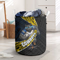 North Queensland Cowboys Rugby Laundry Basket Tribal Polynesian Power Art - Lightning Mascot