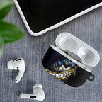 North Queensland Cowboys Rugby AirPods Case Tribal Polynesian Power Art - Lightning Mascot