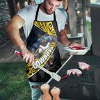 North Queensland Cowboys Rugby Apron Tribal Polynesian Power Art - Lightning Mascot