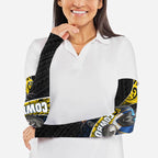 North Queensland Cowboys Rugby Arm Sleeves Tribal Polynesian Power Art - Lightning Mascot