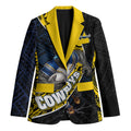 North Queensland Cowboys Rugby Blazer Tribal Polynesian Power Art - Lightning Mascot