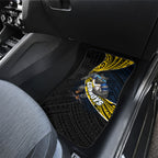 North Queensland Cowboys Rugby Car Mats Tribal Polynesian Power Art - Lightning Mascot