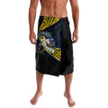 North Queensland Cowboys Rugby Lavalava Tribal Polynesian Power Art - Lightning Mascot