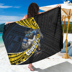 North Queensland Cowboys Rugby Sarong Tribal Polynesian Power Art - Lightning Mascot
