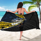 North Queensland Cowboys Rugby Sarong Tribal Polynesian Power Art - Lightning Mascot