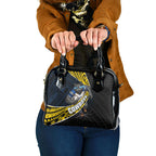 North Queensland Cowboys Rugby Shoulder Handbag Tribal Polynesian Power Art - Lightning Mascot
