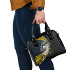 North Queensland Cowboys Rugby Shoulder Handbag Tribal Polynesian Power Art - Lightning Mascot