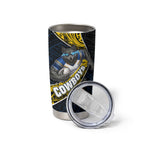 North Queensland Cowboys Rugby Tumbler Cup Tribal Polynesian Power Art - Lightning Mascot