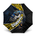 North Queensland Cowboys Rugby Umbrella Tribal Polynesian Power Art - Lightning Mascot