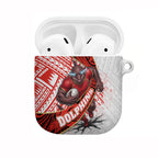 Redcliffe Dolphins NRL Rugby AirPods Case Tribal Polynesian Power Art - Lightning Mascot
