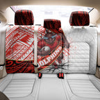 Redcliffe Dolphins NRL Rugby Back Car Seat Cover Tribal Polynesian Power Art - Lightning Mascot