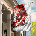 Redcliffe Dolphins NRL Rugby Garden Flag Tribal Polynesian Power Art - Lightning Mascot