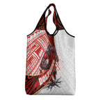 Redcliffe Dolphins NRL Rugby Grocery Bag Tribal Polynesian Power Art - Lightning Mascot