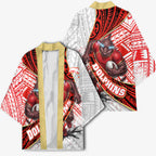 Redcliffe Dolphins NRL Rugby Kimono Tribal Polynesian Power Art - Lightning Mascot