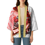 Redcliffe Dolphins NRL Rugby Kimono Tribal Polynesian Power Art - Lightning Mascot