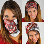 Redcliffe Dolphins NRL Rugby Neck Gaiter Tribal Polynesian Power Art - Lightning Mascot