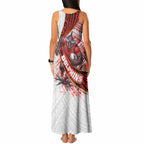 Redcliffe Dolphins NRL Rugby Tank Maxi Dress Tribal Polynesian Power Art - Lightning Mascot