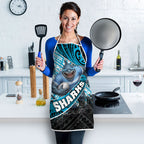 Cronulla Sutherland Sharks Rugby Apron Tribal Polynesian Power Art - Lightning Mascot