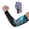 Cronulla Sutherland Sharks Rugby Arm Sleeves Tribal Polynesian Power Art - Lightning Mascot