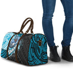 Cronulla Sutherland Sharks Rugby Travel Bag Tribal Polynesian Power Art - Lightning Mascot