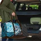 Cronulla Sutherland Sharks Rugby Travel Bag Tribal Polynesian Power Art - Lightning Mascot