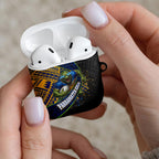 Parramatta Eels Rugby AirPods Case Tribal Polynesian Power Art - Lightning Mascot