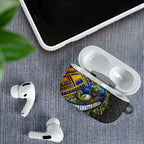 Parramatta Eels Rugby AirPods Case Tribal Polynesian Power Art - Lightning Mascot