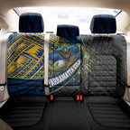 Parramatta Eels Rugby Back Car Seat Cover Tribal Polynesian Power Art - Lightning Mascot