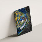 Parramatta Eels Rugby Canvas Wall Art Tribal Polynesian Power Art - Lightning Mascot