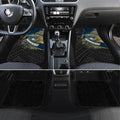 Parramatta Eels Rugby Car Mats Tribal Polynesian Power Art - Lightning Mascot