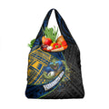 Parramatta Eels Rugby Grocery Bag Tribal Polynesian Power Art - Lightning Mascot