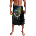 Parramatta Eels Rugby Lavalava Tribal Polynesian Power Art - Lightning Mascot