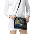 Parramatta Eels Rugby Shoulder Handbag Tribal Polynesian Power Art - Lightning Mascot