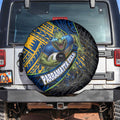 Parramatta Eels Rugby Spare Tire Cover Tribal Polynesian Power Art - Lightning Mascot