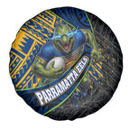 Parramatta Eels Rugby Spare Tire Cover Tribal Polynesian Power Art - Lightning Mascot