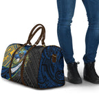 Parramatta Eels Rugby Travel Bag Tribal Polynesian Power Art - Lightning Mascot