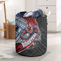 Sydney Roosters Rugby Mascot Laundry Basket Tribal Polynesian Power Art - Lightning Mascot