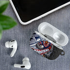 Sydney Roosters Rugby Mascot AirPods Case Tribal Polynesian Power Art - Lightning Mascot