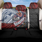 Sydney Roosters Rugby Mascot Back Car Seat Cover Tribal Polynesian Power Art - Lightning Mascot