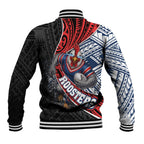 Sydney Roosters Rugby Mascot Baseball Jacket Tribal Polynesian Power Art - Lightning Mascot