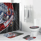 Sydney Roosters Rugby Mascot Bathroom Set Tribal Polynesian Power Art - Lightning Mascot