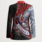 Sydney Roosters Rugby Mascot Blazer Tribal Polynesian Power Art - Lightning Mascot