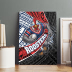 Sydney Roosters Rugby Mascot Canvas Wall Art Tribal Polynesian Power Art - Lightning Mascot