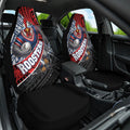 Sydney Roosters Rugby Mascot Car Seat Cover Tribal Polynesian Power Art - Lightning Mascot